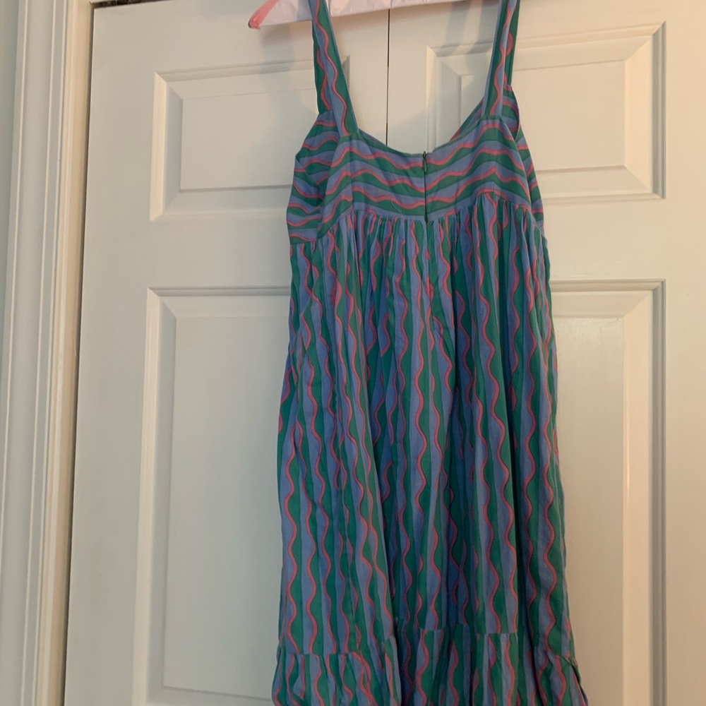 Oliphant Blue and Pink Patterned Dress - Picture 4 of 4